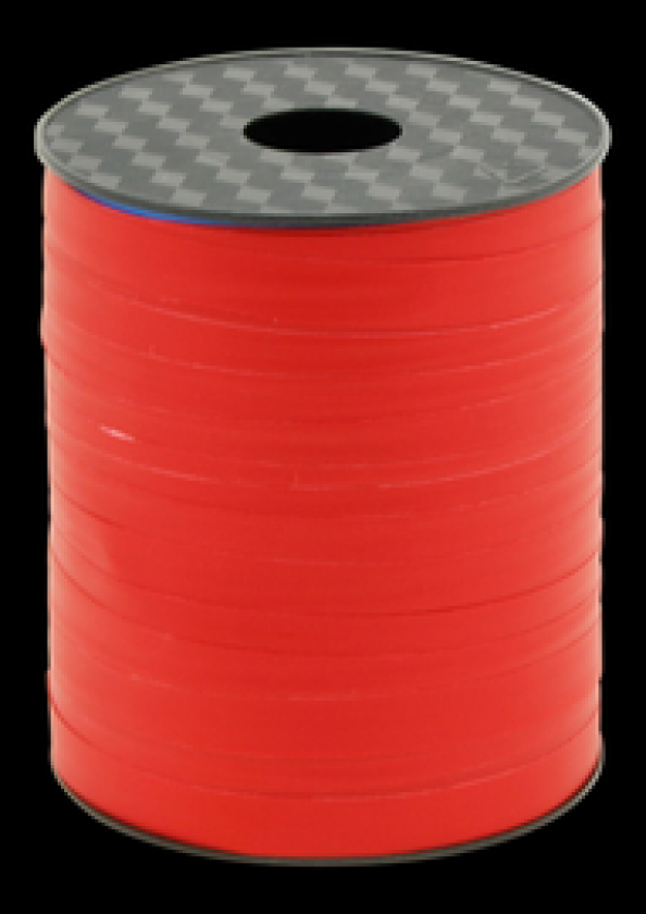 GAVEBÅND 250M X 10MM MATT RØD