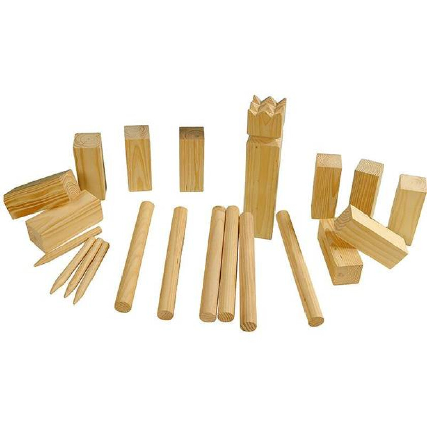 Kubb spillsett itre - 21 deler