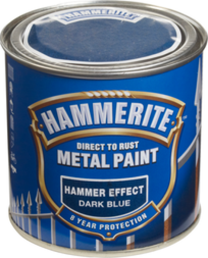 METALLMALING MØRKBLÅ 250ML