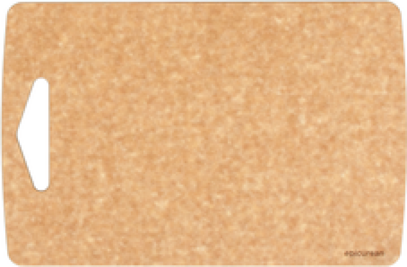 SKJÆREBRETT MED SILIKONKNOTTER NATUR 33X21,5CM