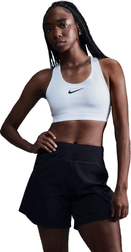 Swoosh High Support Bra White/White/Black S A/C