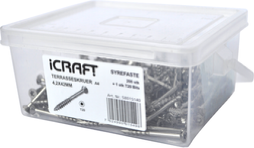 TERRASSESKRUER A4 4,2X42MM 200STK