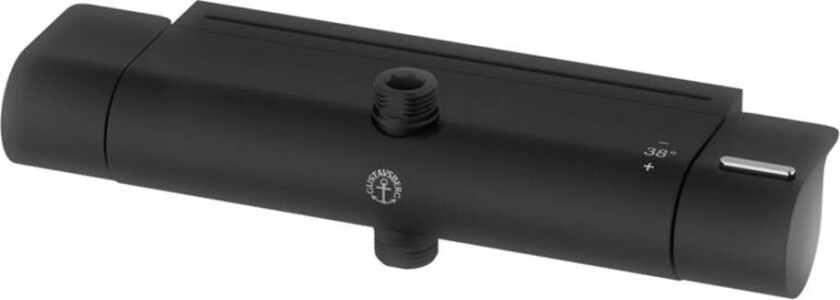 Estetic Dusjbatteri opp+ned Svart Matt