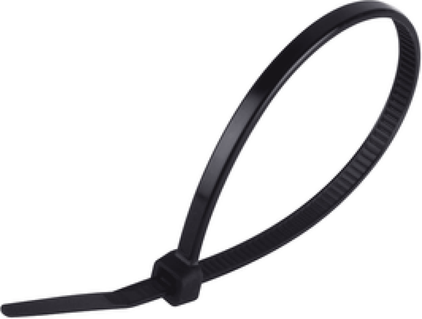 STRIPS 4,8X280MM SVART 20STK