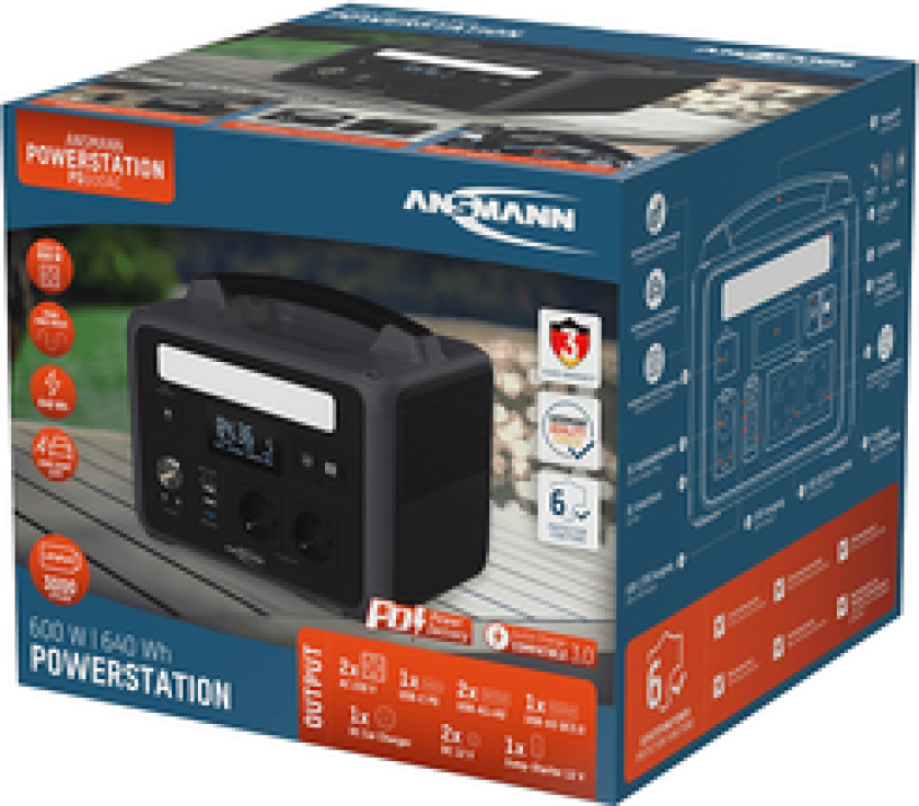 Strømstasjon 600W