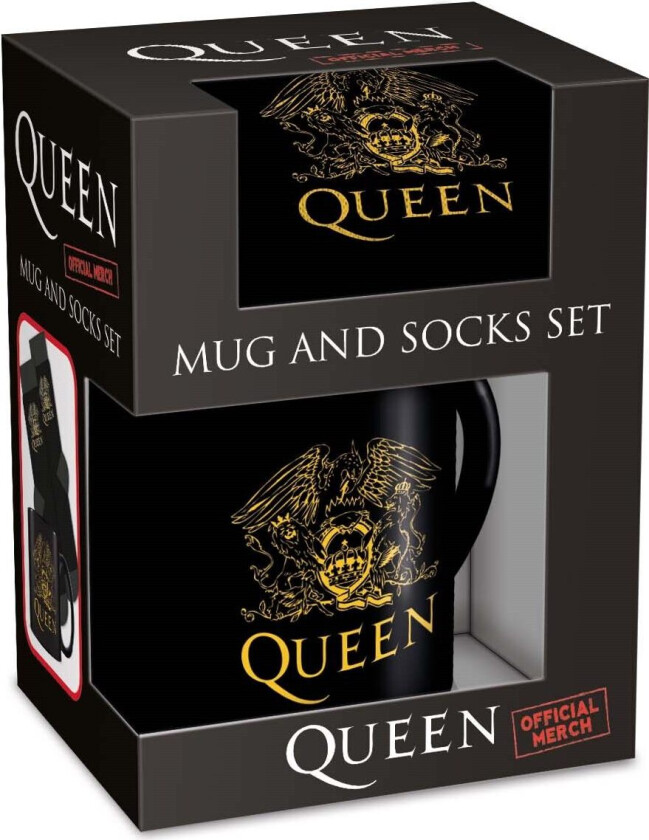 - QUEEN Mug&Sock Set - UK sizes 3-8 (EU 36-41)