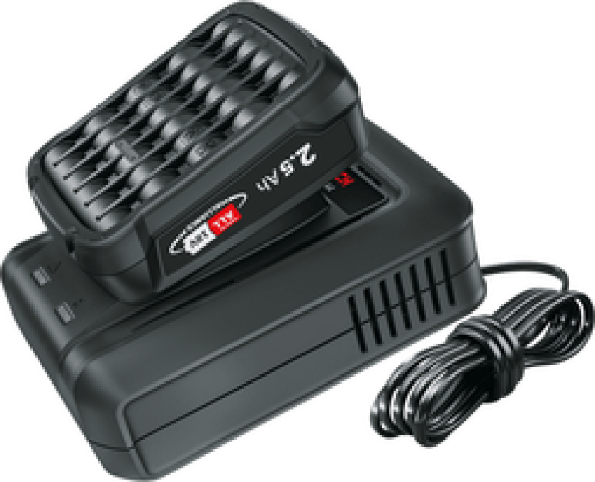 BATTERISETT 18V 2,5AH MED LADER AL18V-44