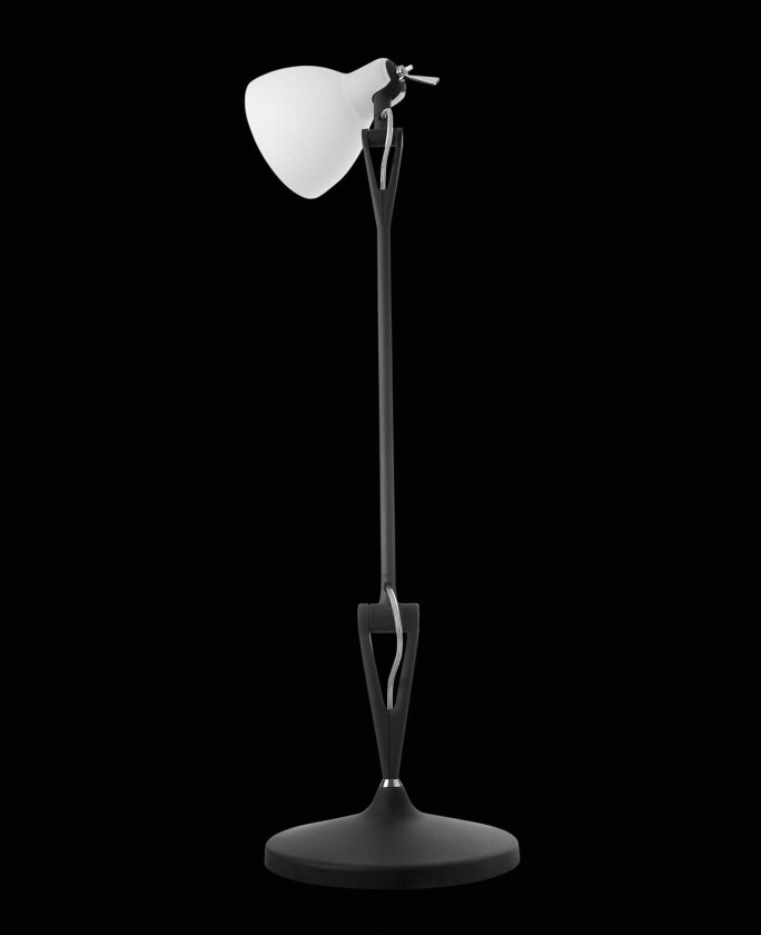 - Luxy T1 Bordlampe Svart/Blank Hvit