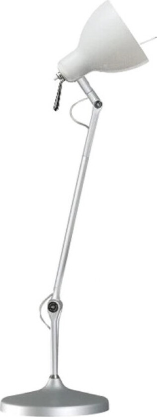 - Luxy T1 Bordlampe Alu/Mat Hvit