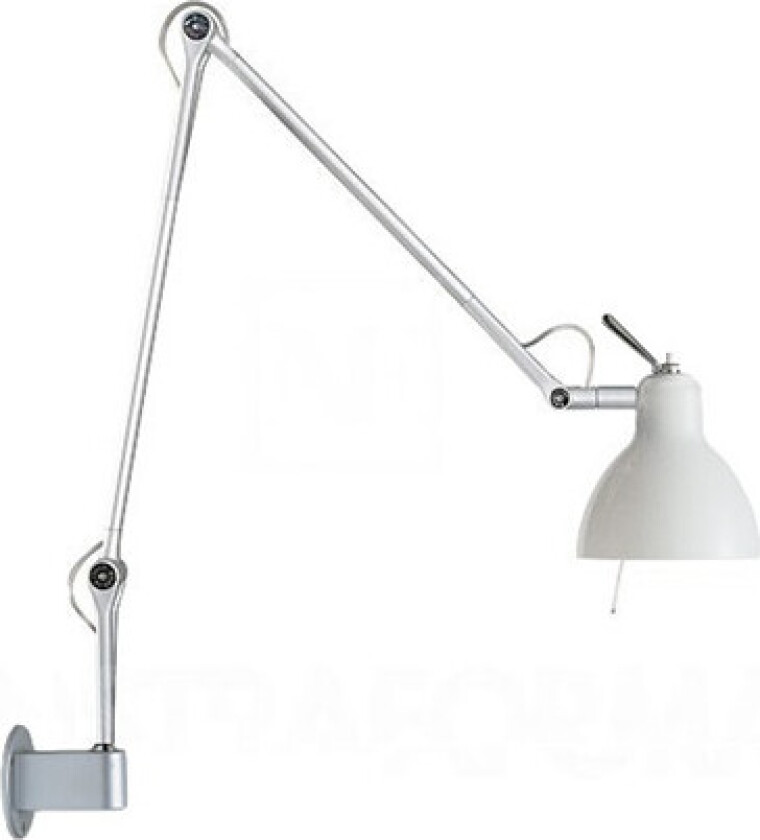 - Luxy W2 Vegglampe Alu/Mat Hvit