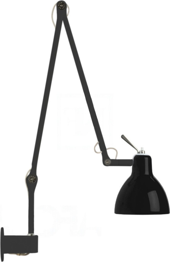 - Luxy W2 Vegglampe Svart/Mat Hvit