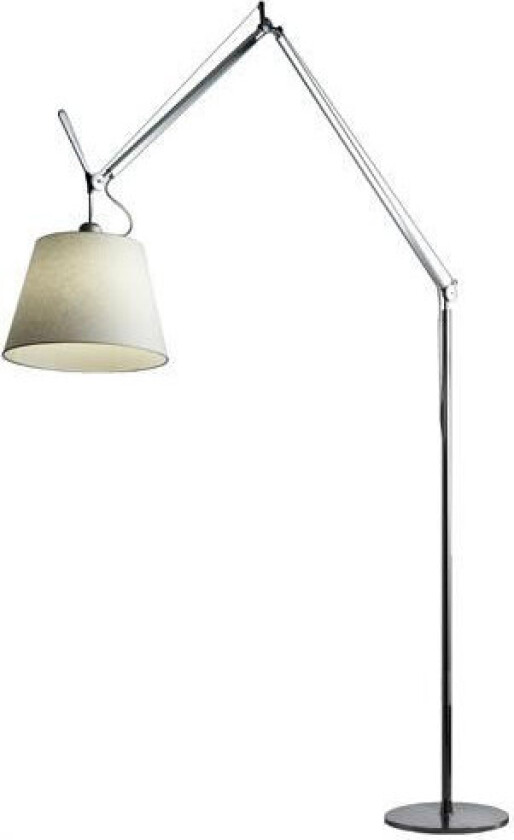 - Tolomeo Mega Gulvlampe m/Dimmer Ø420 Pergament/Svart