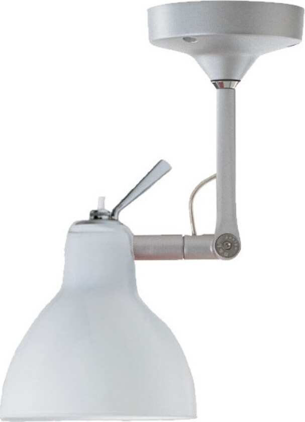 - Luxy H0 Vegglampe/Taklampe Alu/Mat Hvit