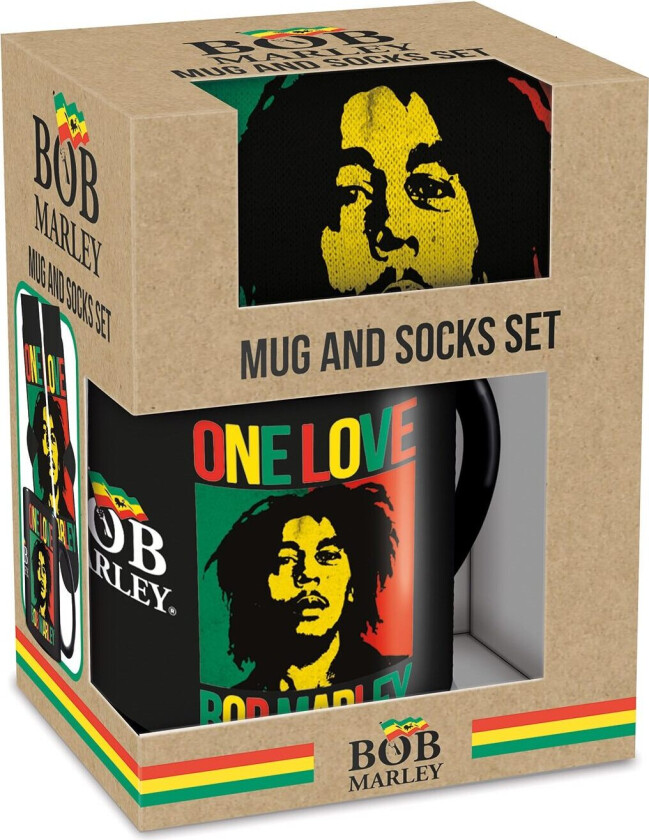 - BOB MARLEY MUG&SOCK SET - UK size 3-8 / EU size 36-41