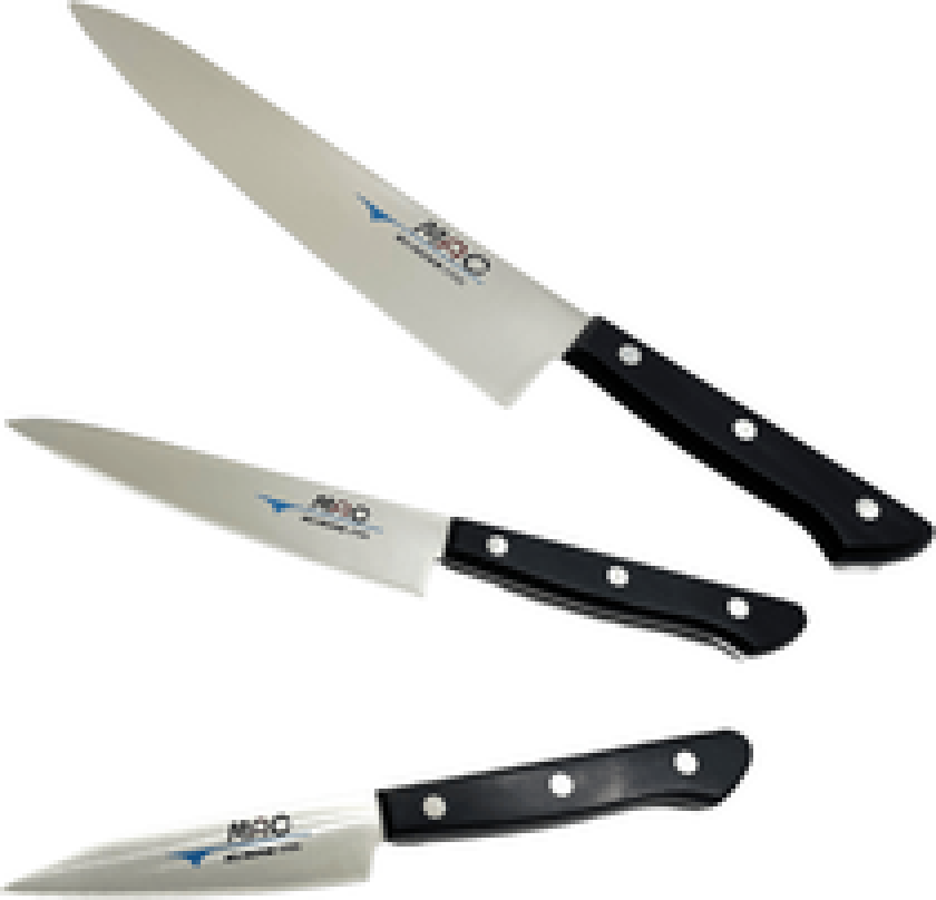 KNIVSETT 3D KOKKEKNIV HB-85 GRØNNSAKSKNIV HB-55/ HB 40