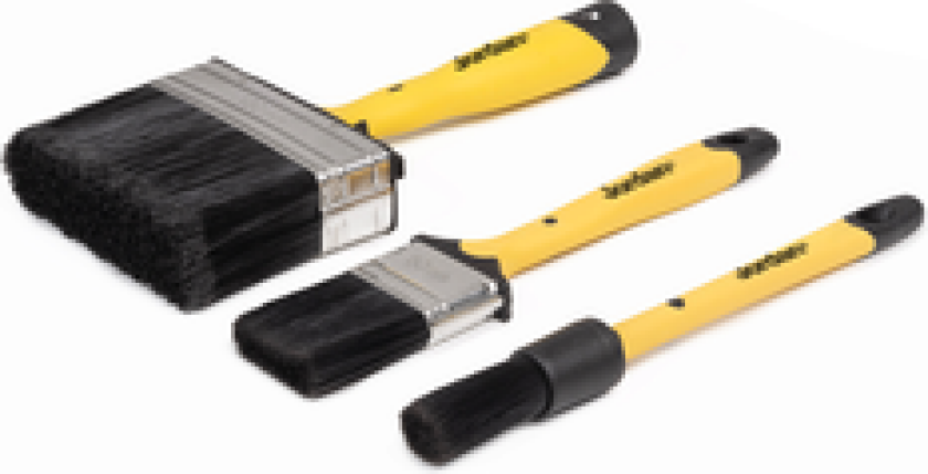 PENSELSETT UTE BASIC 25MM RUND, 50MM OG 120MM FLATE