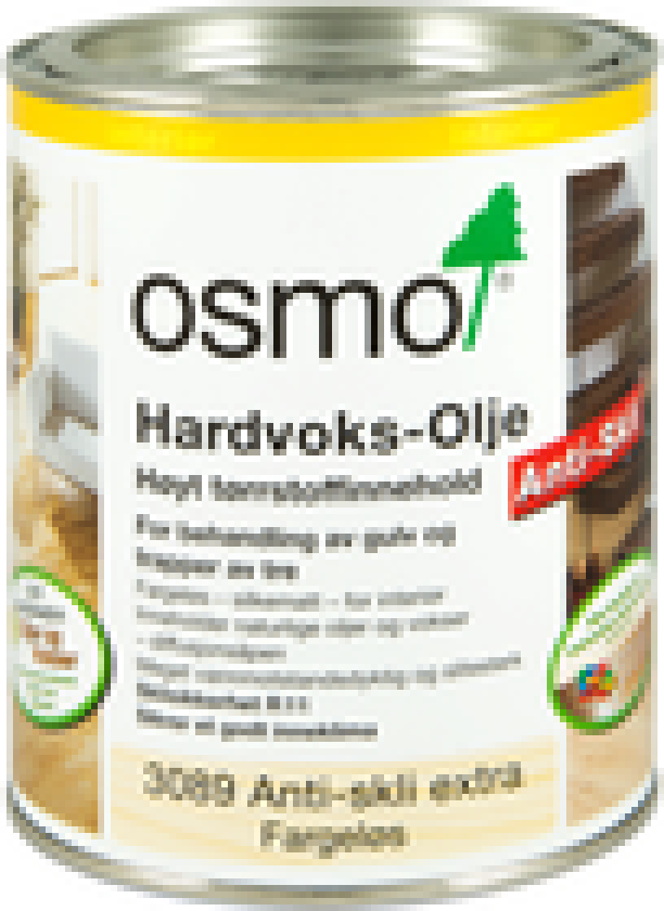 HARDVOKSOLJE 3089 0,75L ANTISKLI SILKEMATT