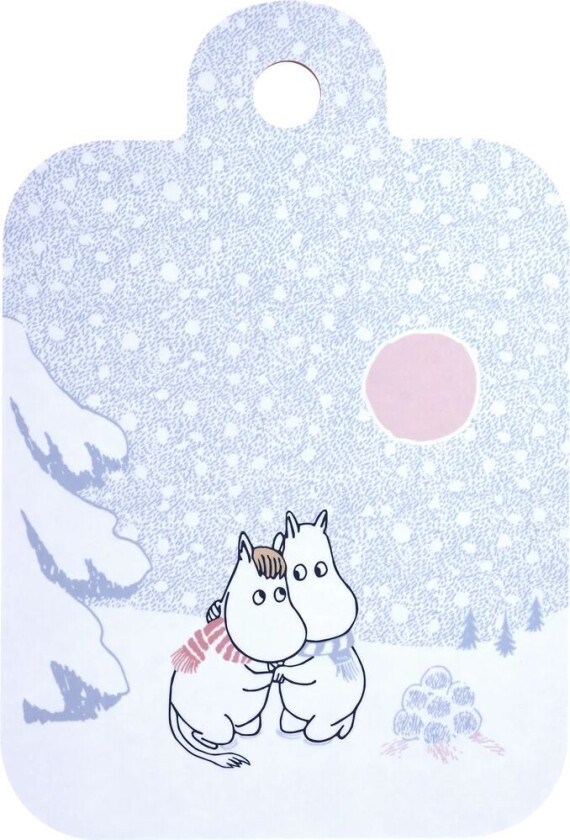 Mummi skjærefjøl 21x31 cm Let it snow