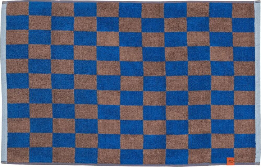 Retro baderomsmatte 50x80 cm Cobalt