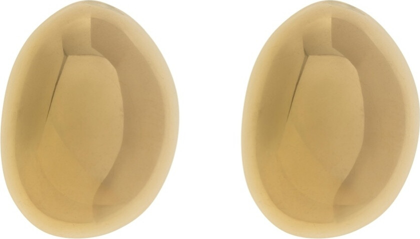 Mia Large Oval Drop Stud Earring Stainless Steel