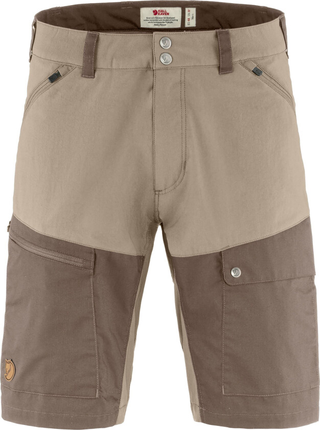 Abisko Midsummer Shorts Herre Fossil/Suede Brown 58