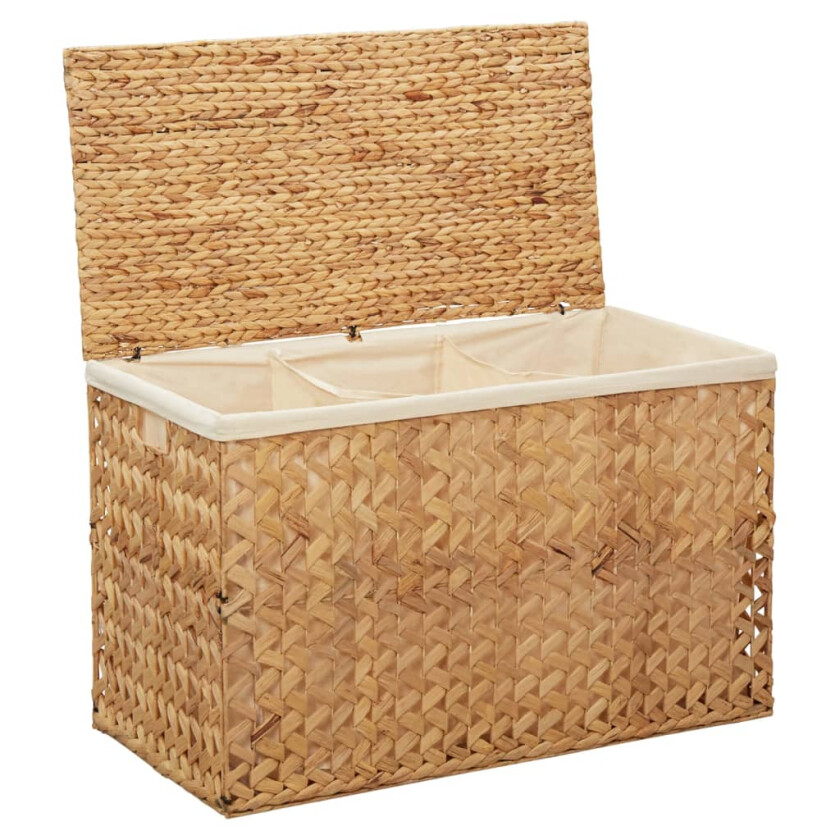 Skittentøyskurv 82x42,5x52,5 cm vannhyacinth