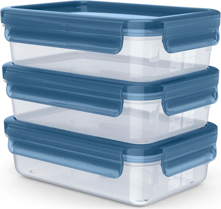 TEFAL MasterSeal ECO 3-delers 3 x 0,8 l Matboks N1171718