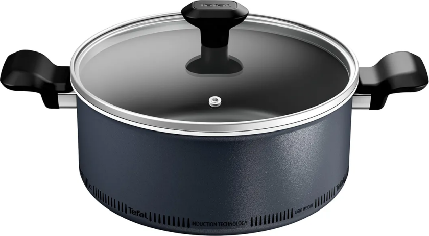 TEFAL So light Gryte 24 cm med lokk H0564642