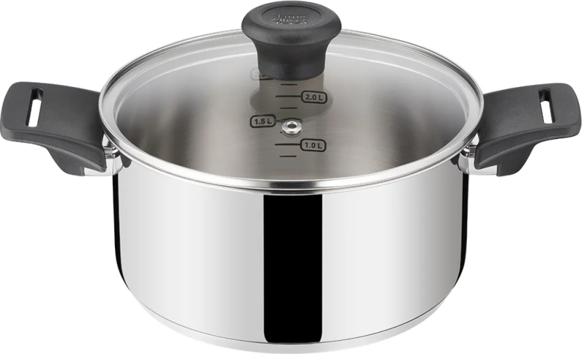 JO Everyday Kitchen Stewpot 20 cm / 3,1 l. w. Lid Stainless steel