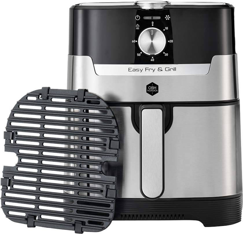 Easy Fry & Grill Classic+ 2in1 Sølv Air fryer AG501DS0