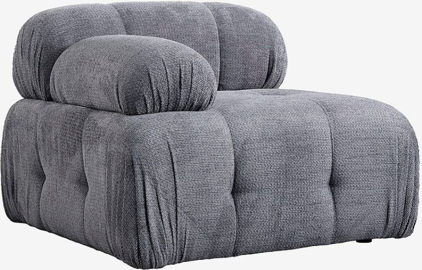 1-seters sofa Muffin Left, Grå