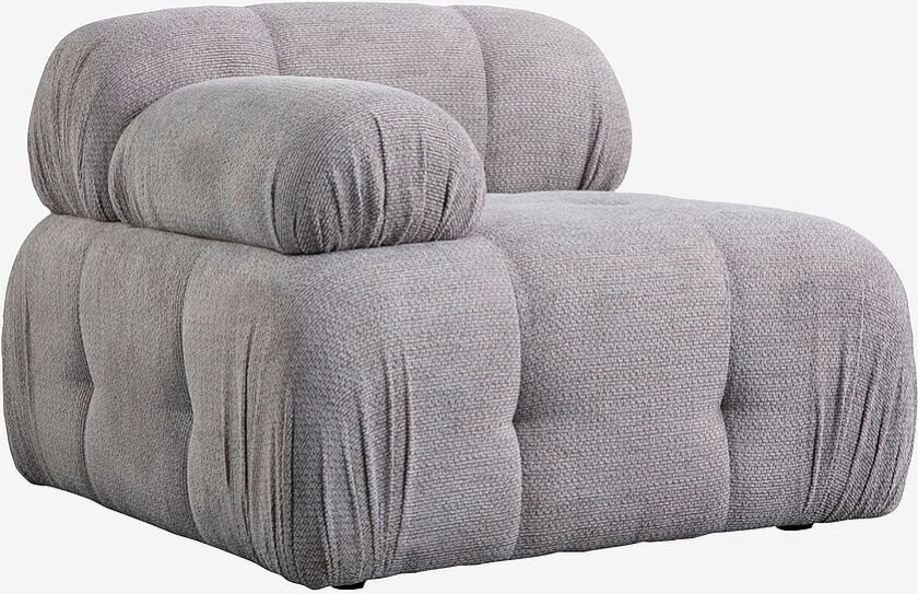 1-seters sofa Muffin Left, Grå