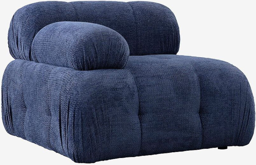 1-seters sofa Muffin Left, Blå