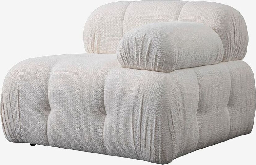 1-seters sofa Muffin Right, Hvit