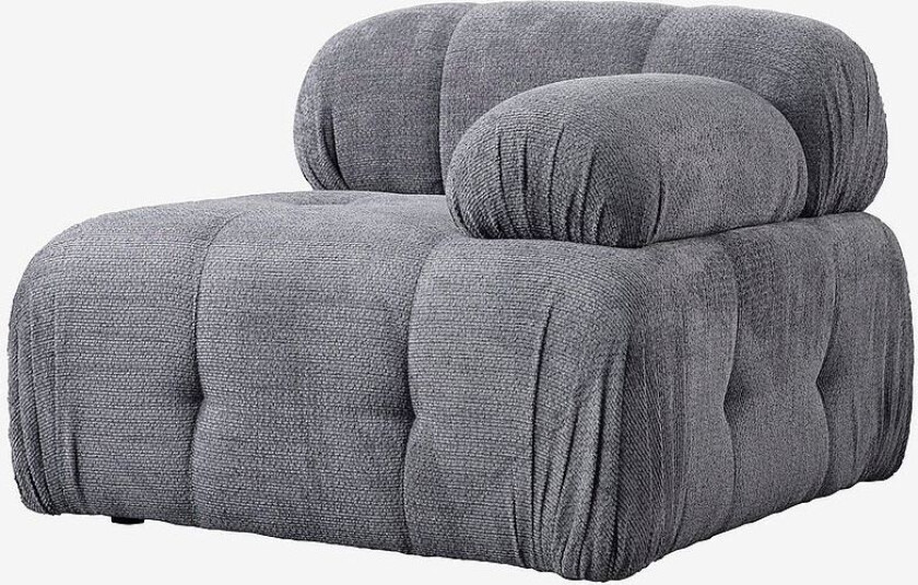1-seters sofa Muffin Right, Grå