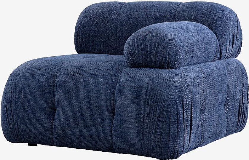 1-seters sofa Muffin Right, Blå