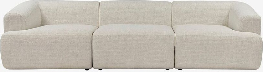 3-seters sofa Lotus, Hvit