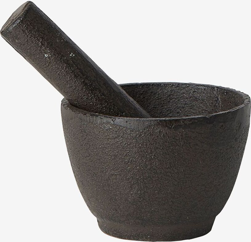 Morter med støter Frej, Svart