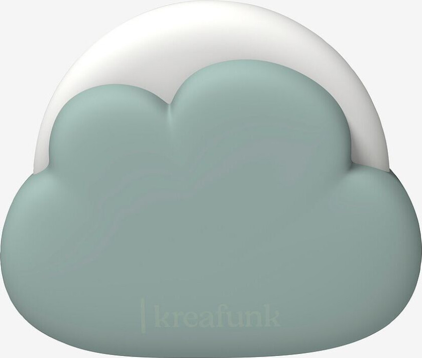 Bærbar LED-lampe Cloudy, Grønn