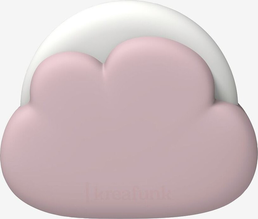 Bærbar LED-lampe Cloudy, Rosa