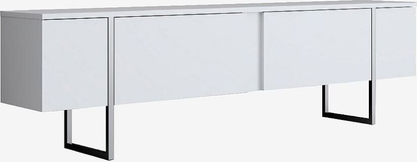 TV-benk Laurel, Hvit