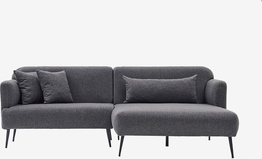 Hjørnesofa Otis Right, Grå
