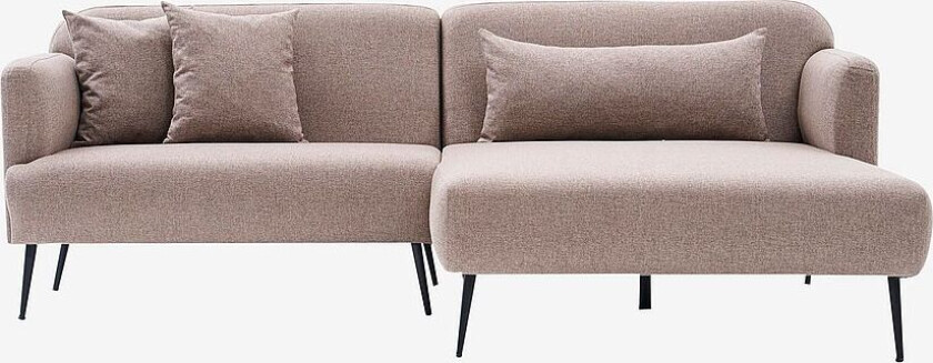 Hjørnesofa Otis Right, Brun