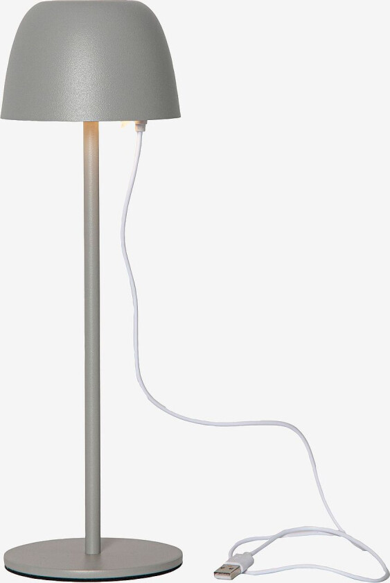 Bordlampe Ronda Usb, Grå