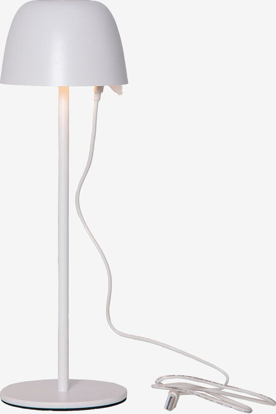 Bordlampe Ronda Usb, Hvit