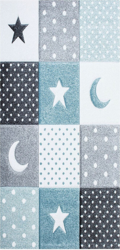 Barneteppe Atlas, Blå