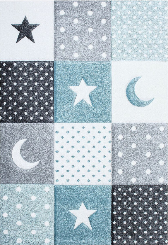 Barneteppe Atlas, Blå