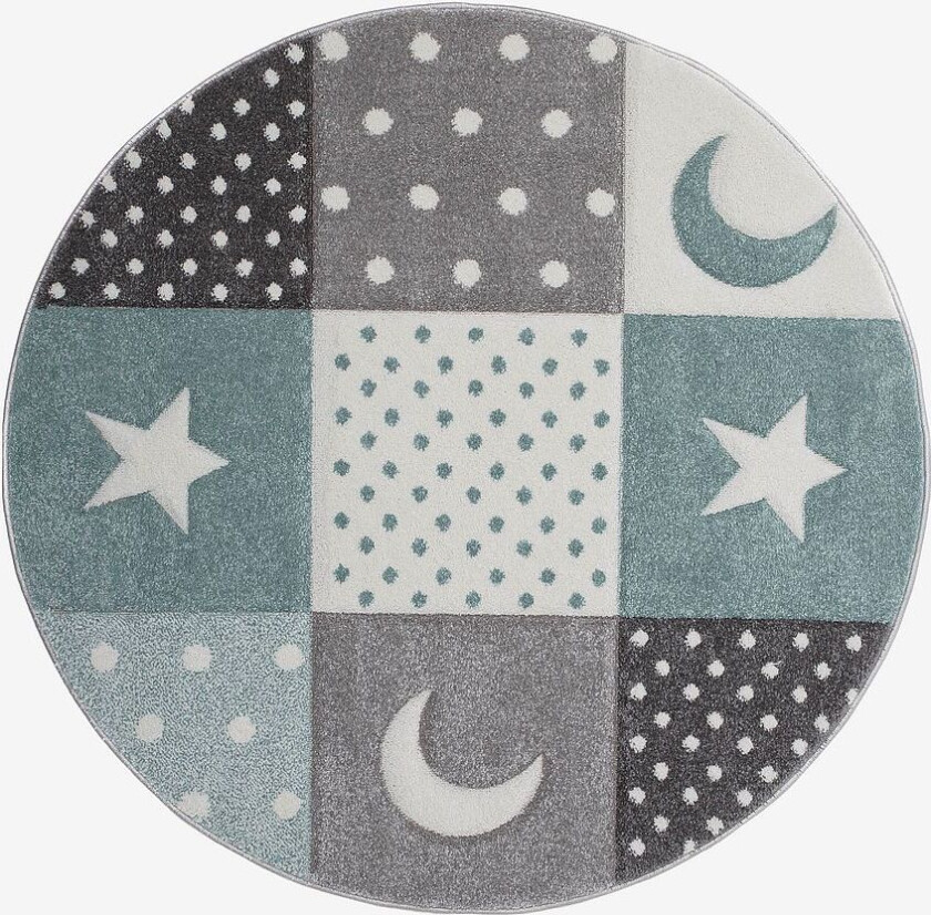 Barneteppe Atlas, Blå