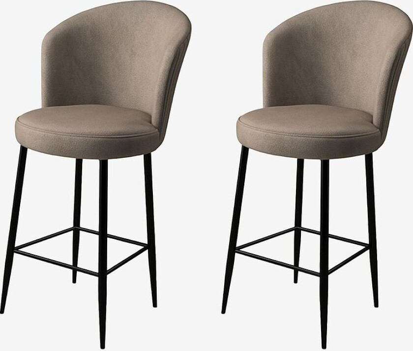 Barkrakk SHELBY, 2-pakning, Brun