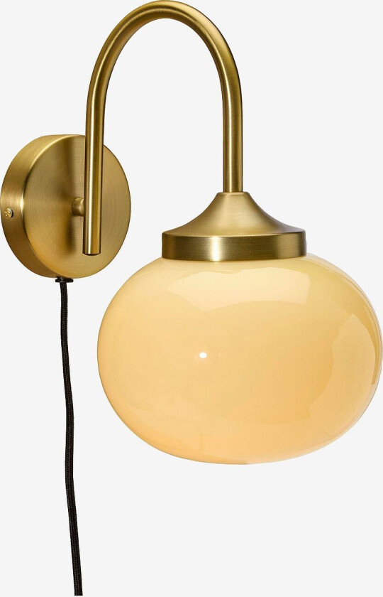 Vegglampe Elsy 26 cm, Messing